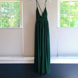 Sexy Hunter Green Summer Formal Dress